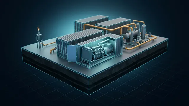 How Does Flare Gas to Power Work? – Waste Gas Into Electricity - 3D Animation